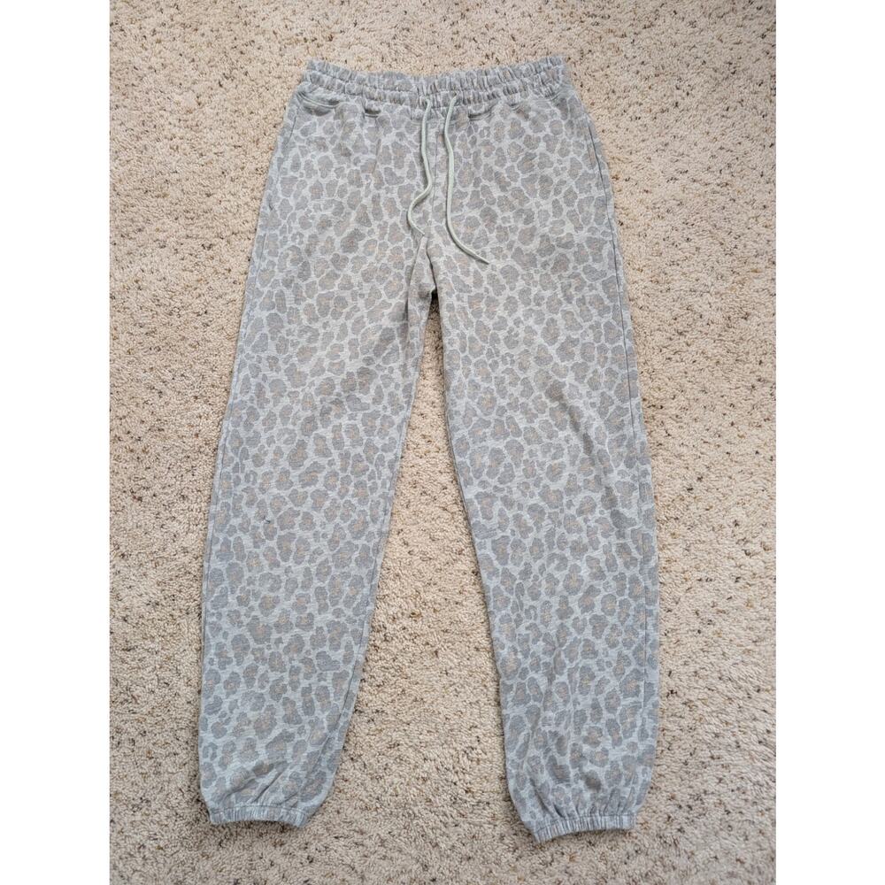 colsie leopard print sweatpants xs